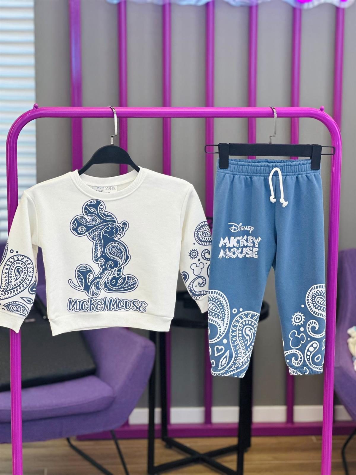 Etnik desen eşofman tayt Takım 