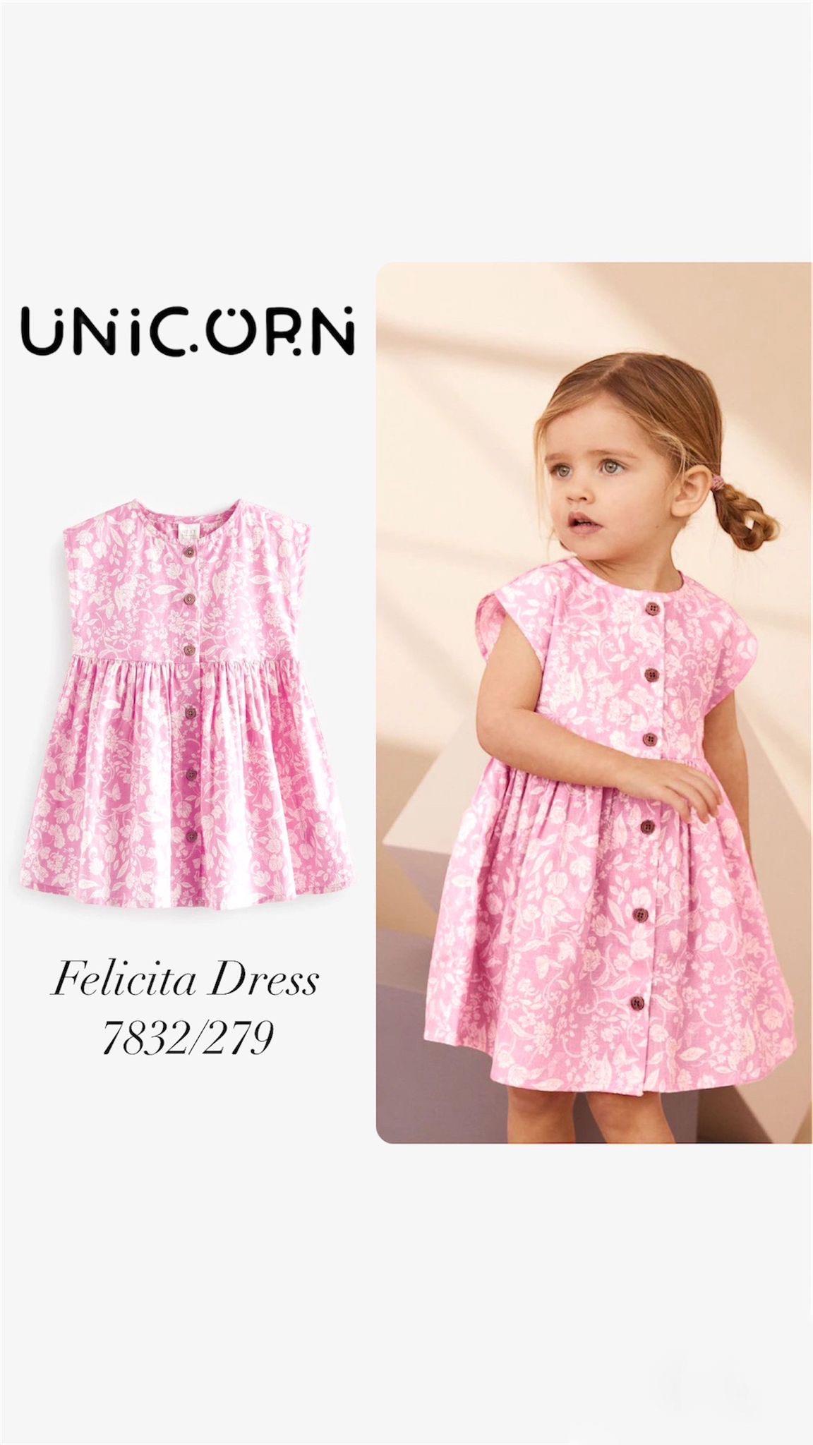 Felicita elbise pembe 