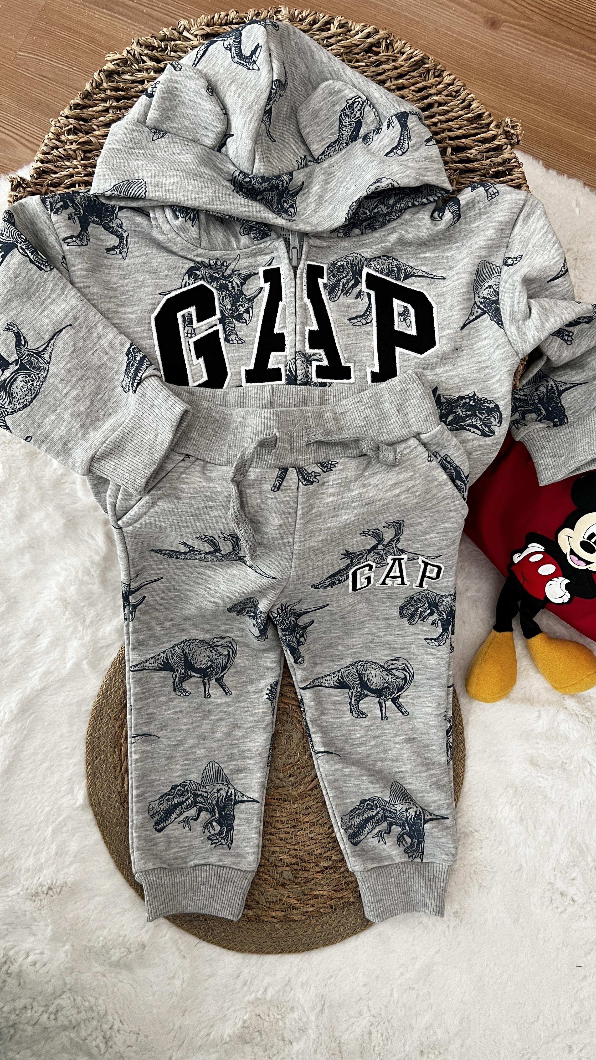 GAP kapşonlu hırka takım