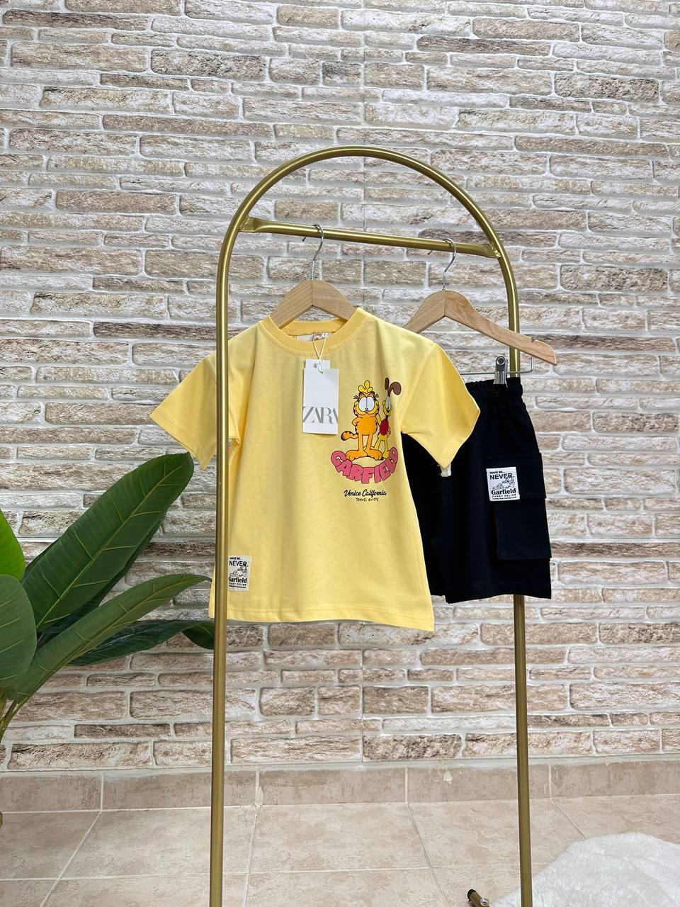 Garfıeld şort takım