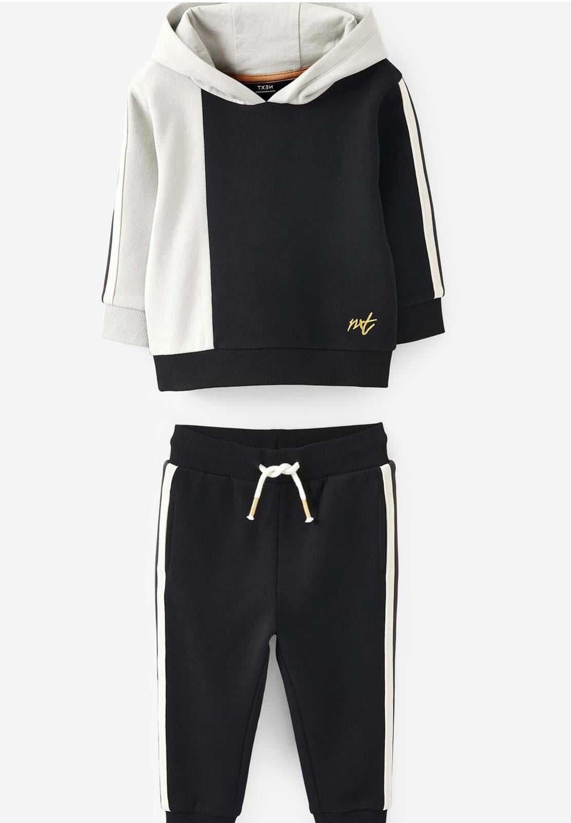 Garnili siyah kapsonlu takım