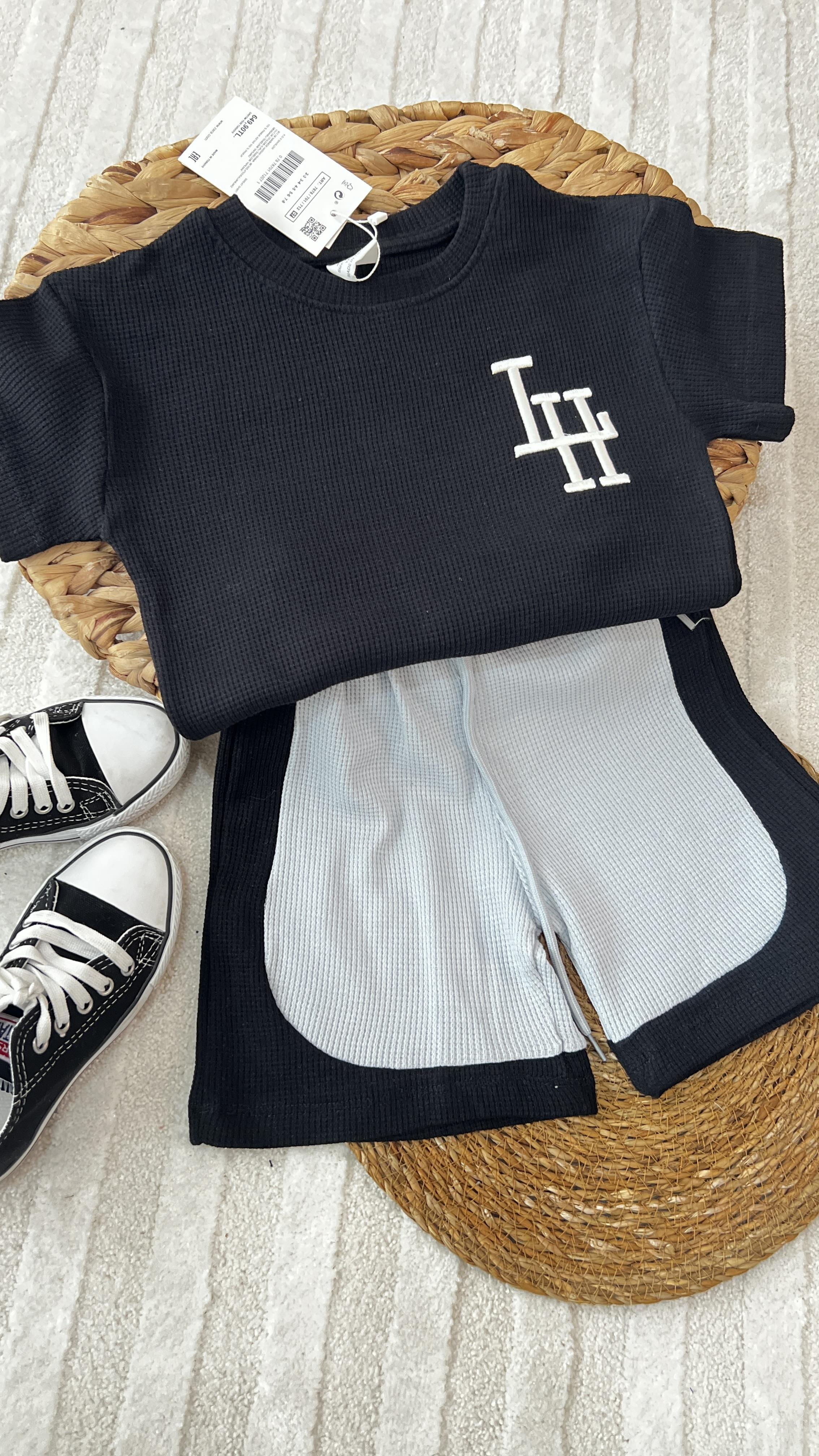 Garnili siyah takım 