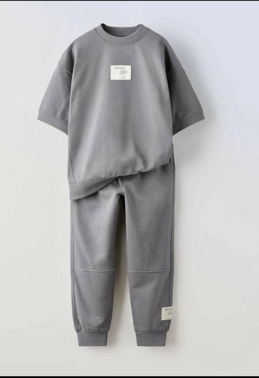 Gri Zara Unisex takım 