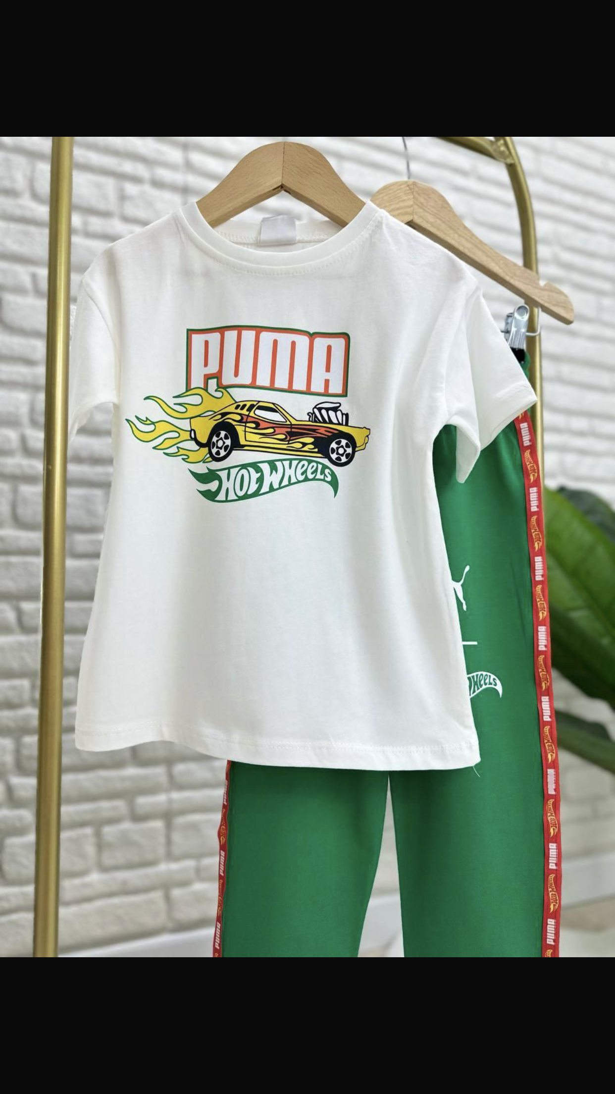 Hot wheels Puma yeşil takım