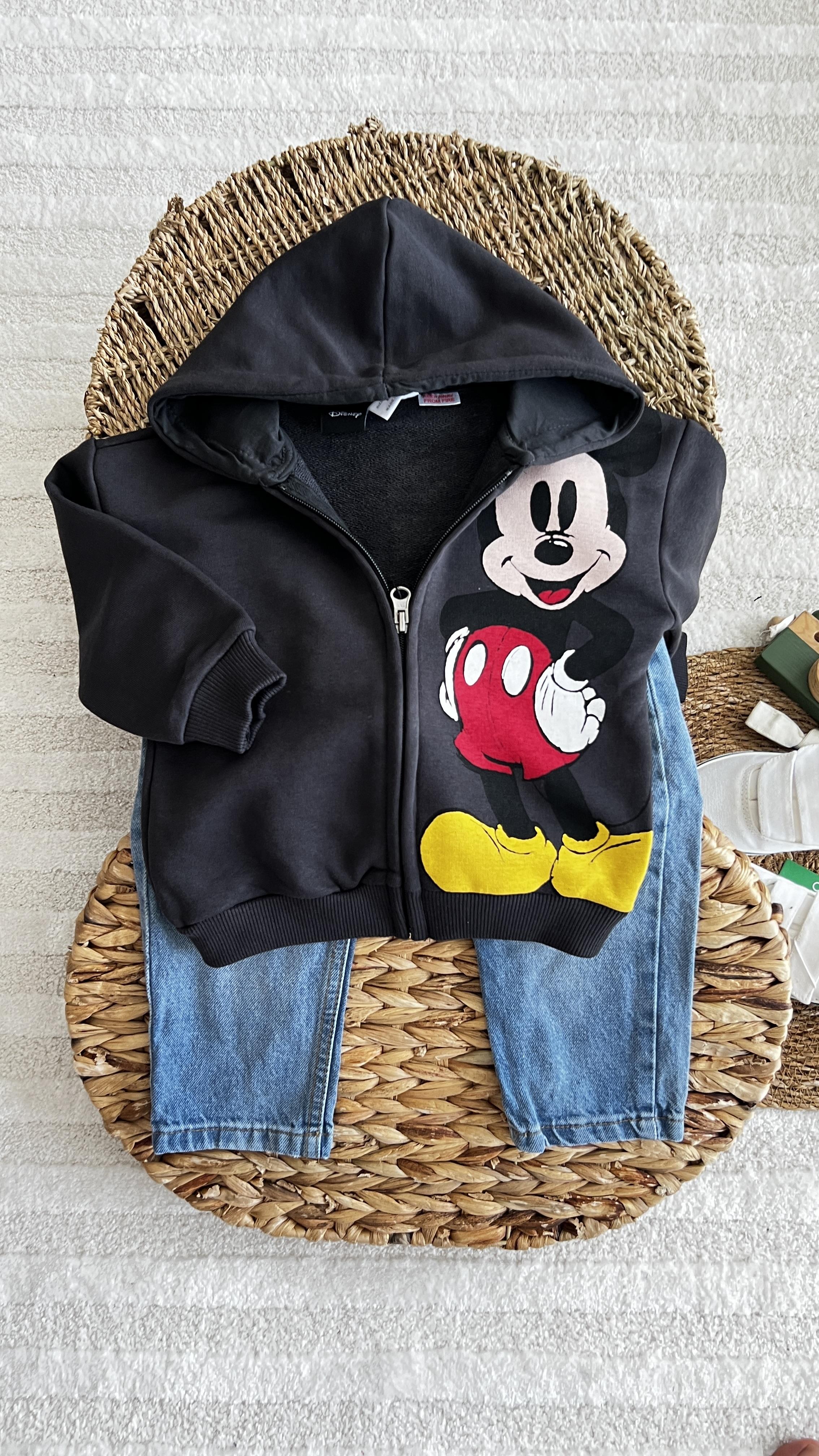 Kapsonlu Mickey hırka 