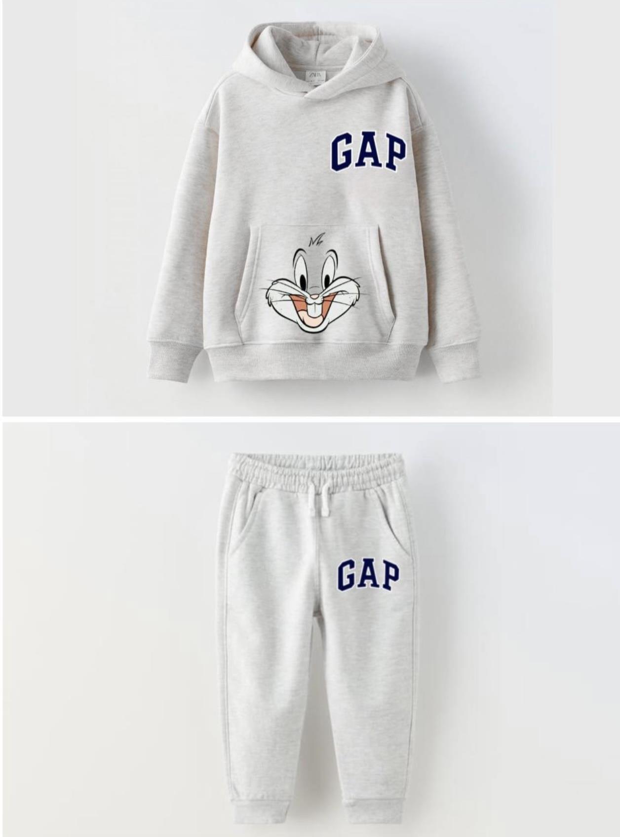 Kapüsonlu gap gri takım