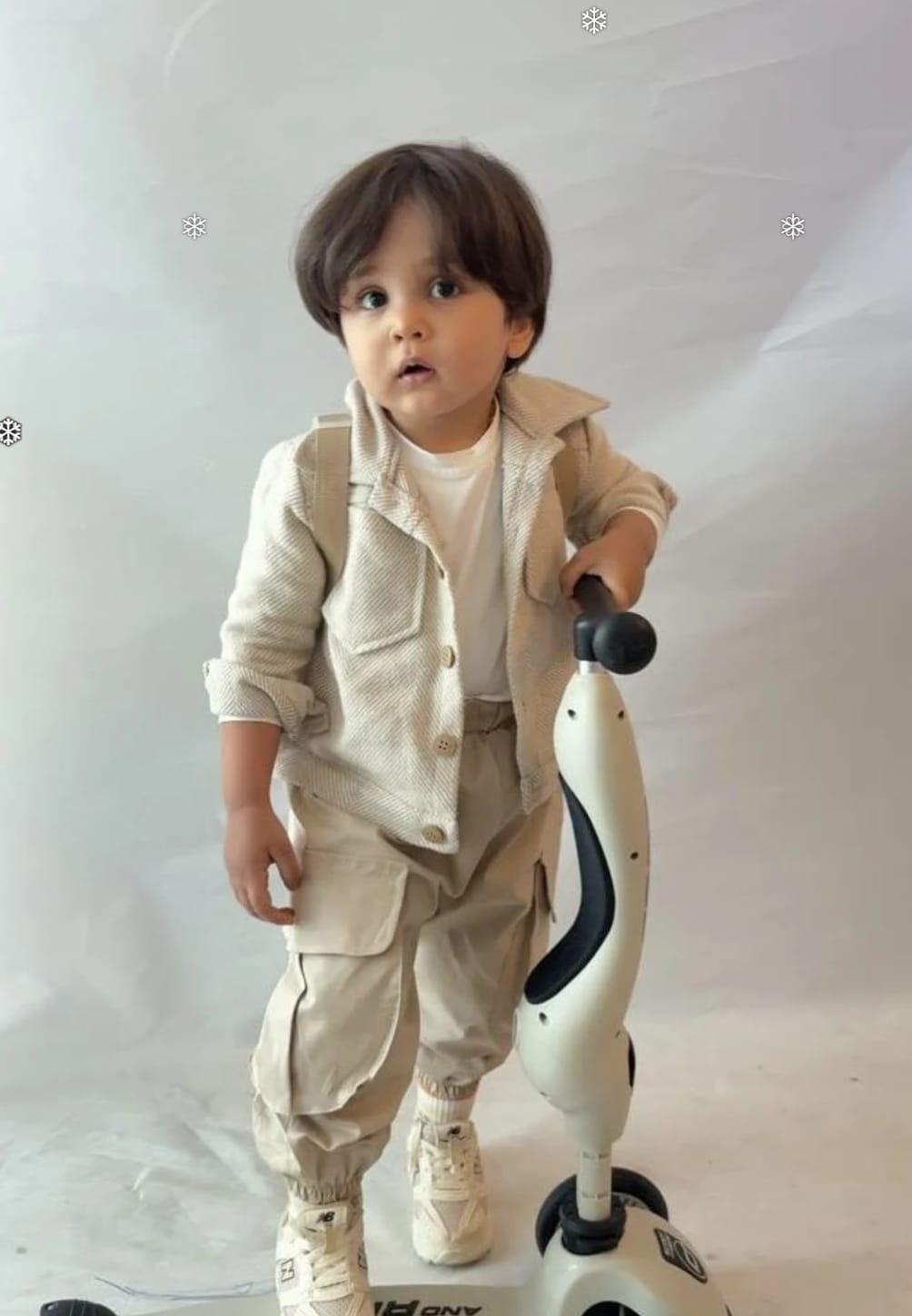 Kargo pantolon kaşe ceket takım