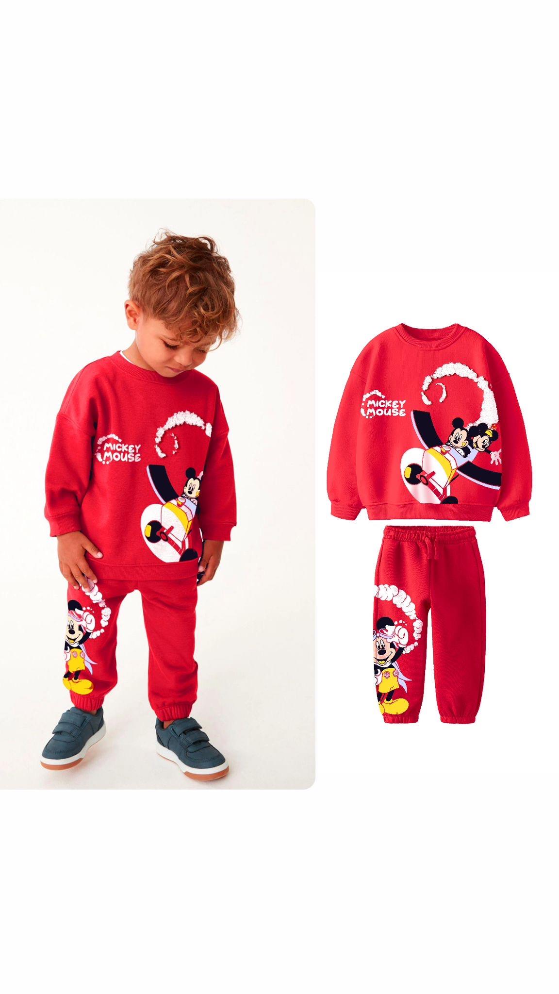 Kırmızı Mickey takım 