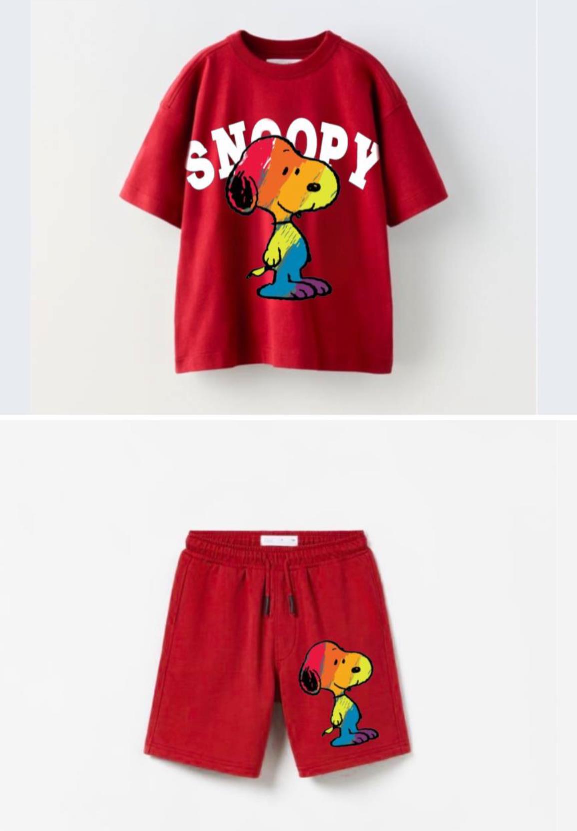 Kırmızı snopy takım 