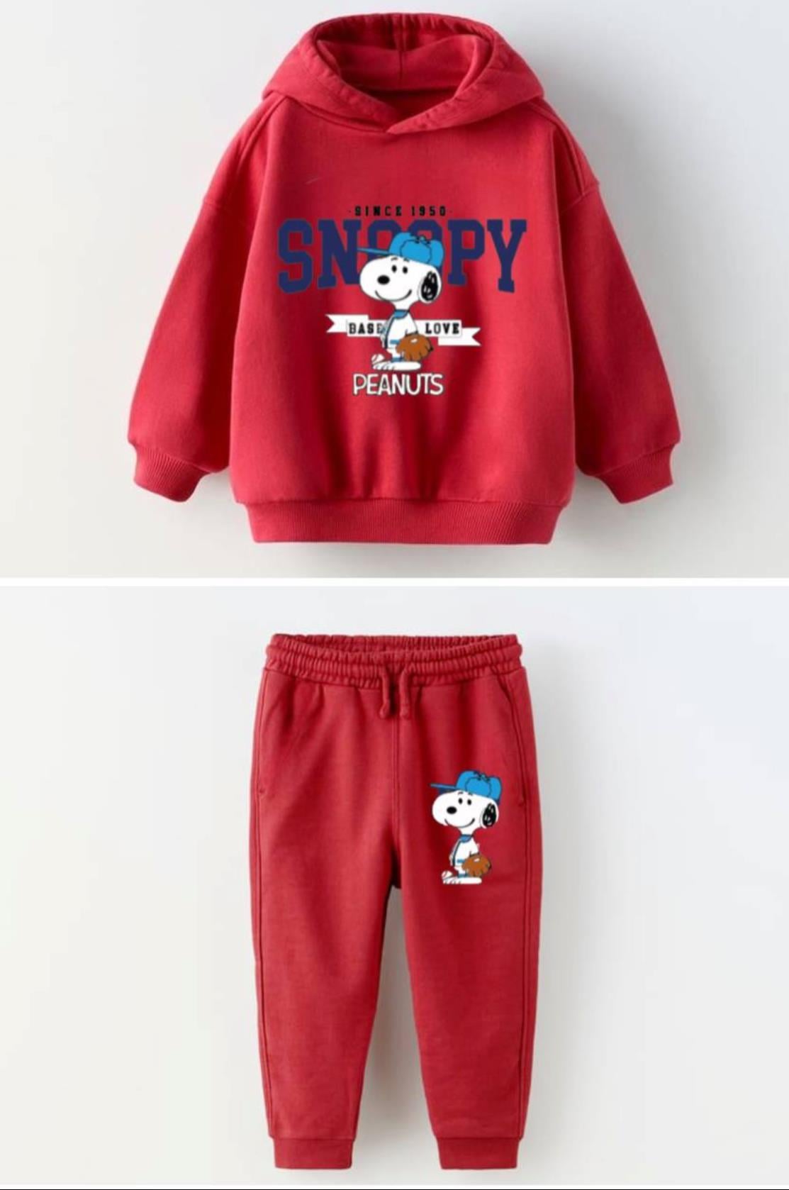 Kırmızı snopy takım 