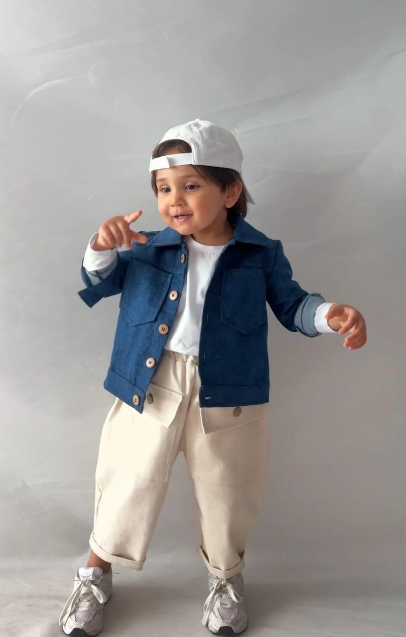 Kot ceket krem pantolon takım