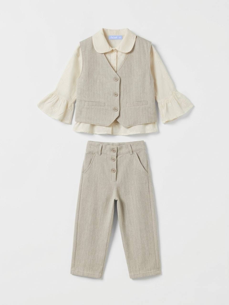 Laciel 3 lü set kız çocuk takım