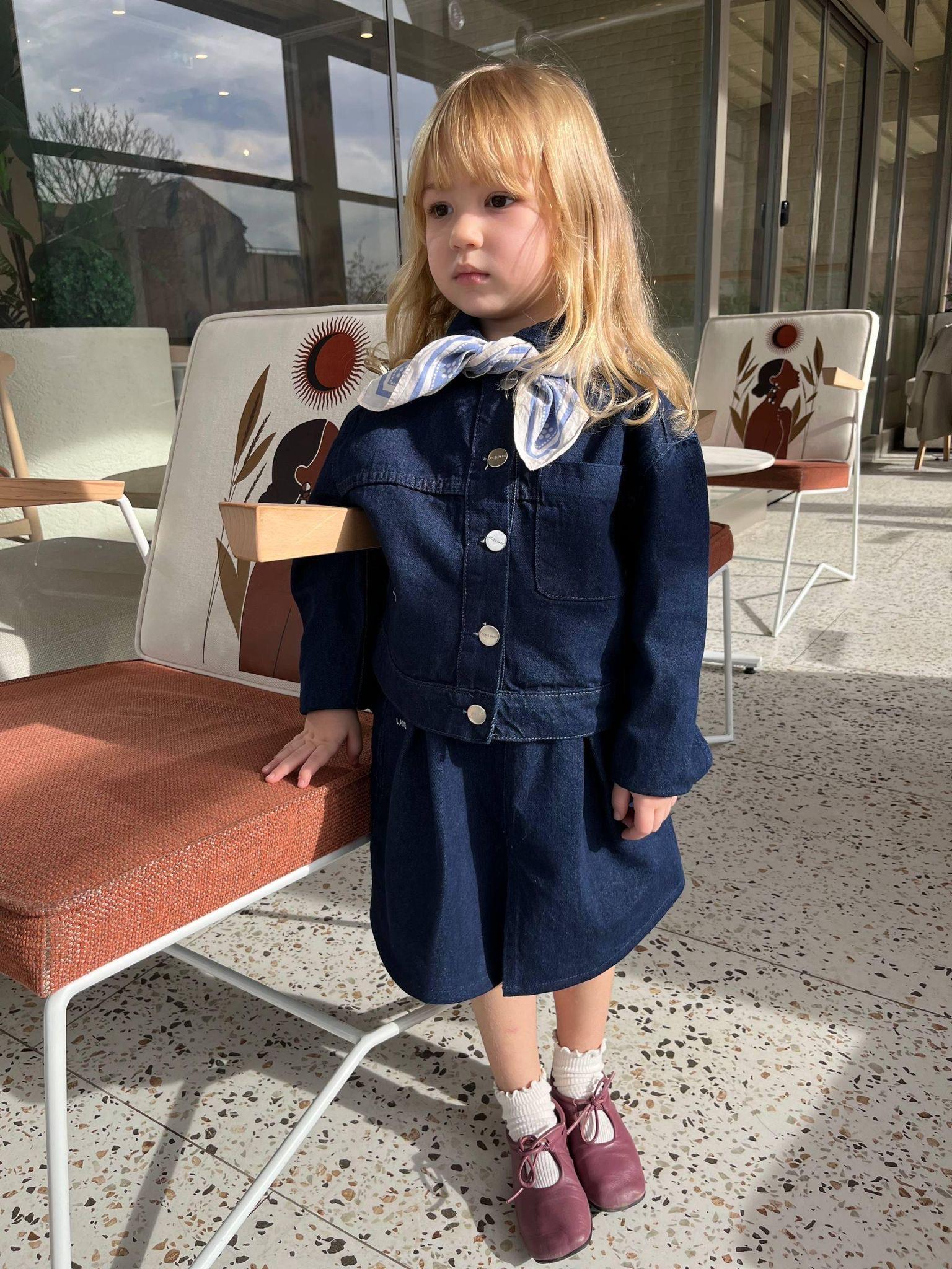 Laciel denim etek takım