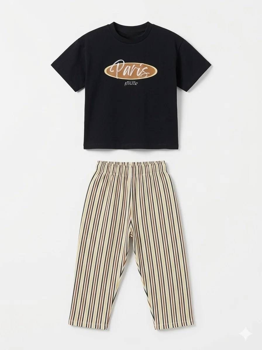 Laciel Paris çizgili takım