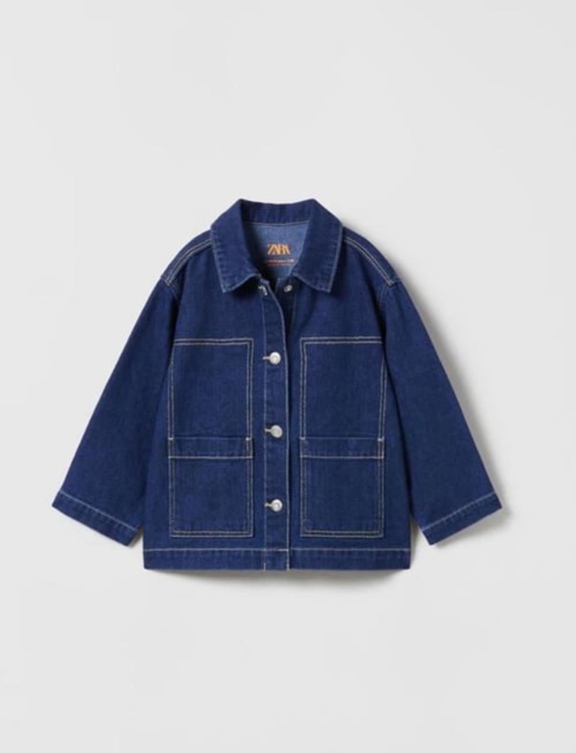 Lacivert denim ceket ünisex 