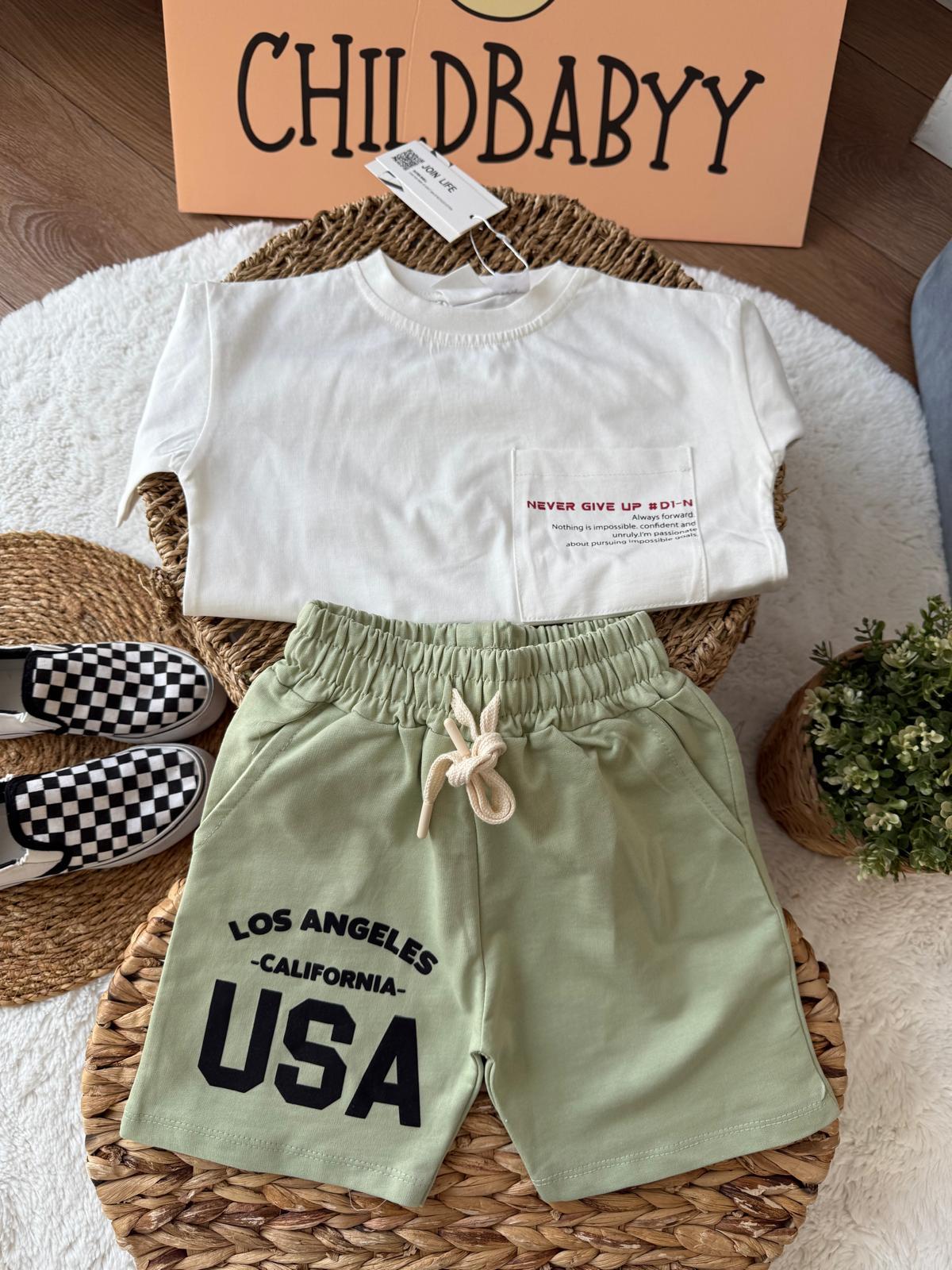 Losangeles şort takım