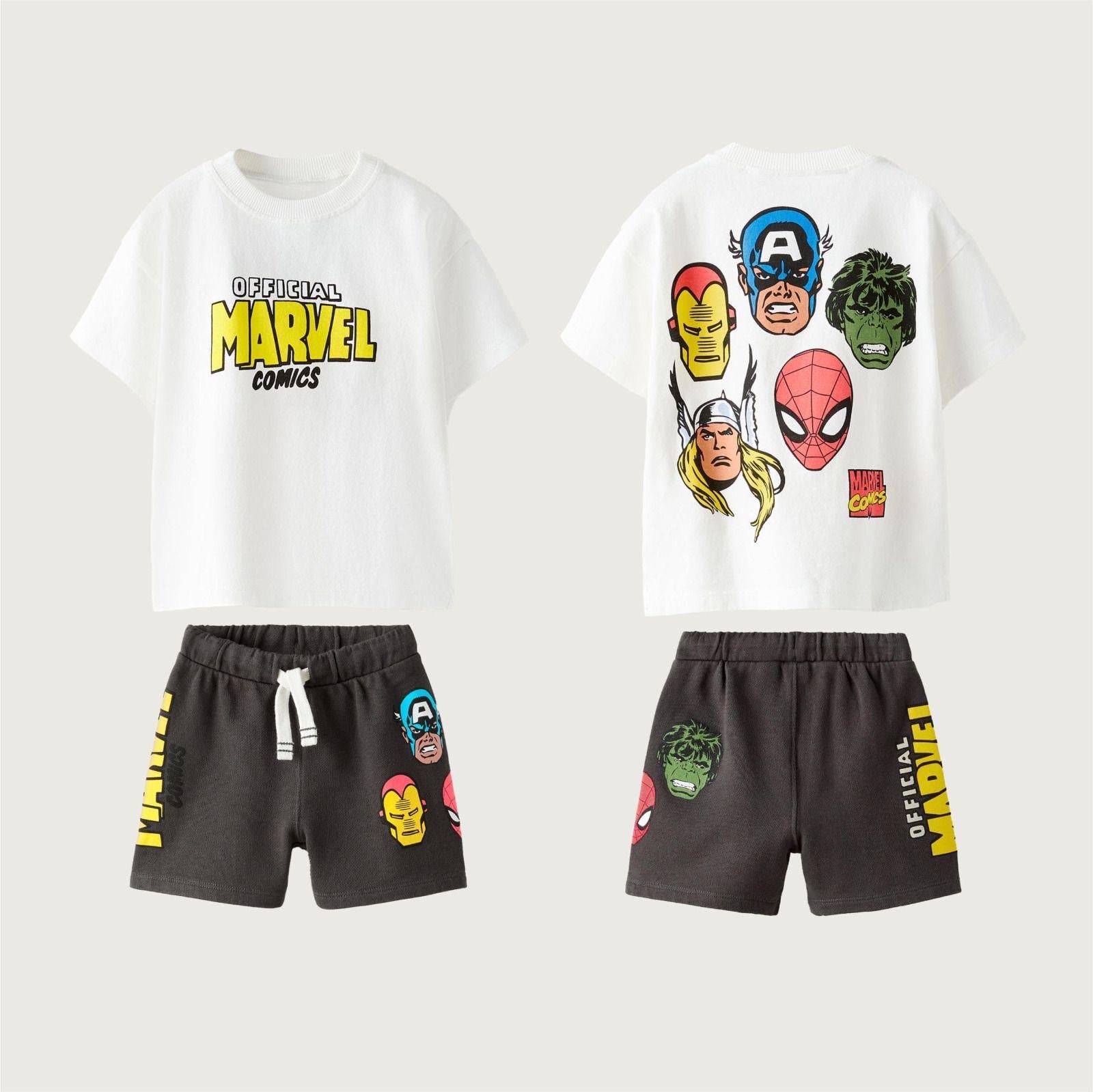 Marvel şort takım 