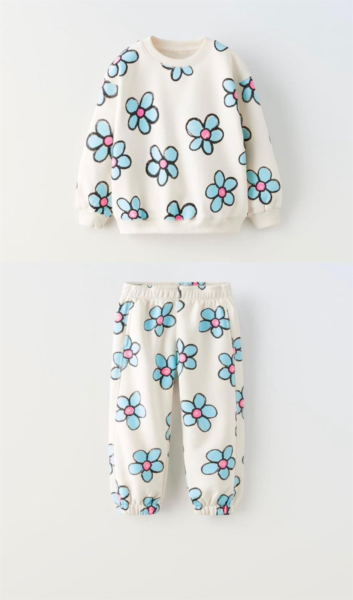 Mavi çiçek orj takım