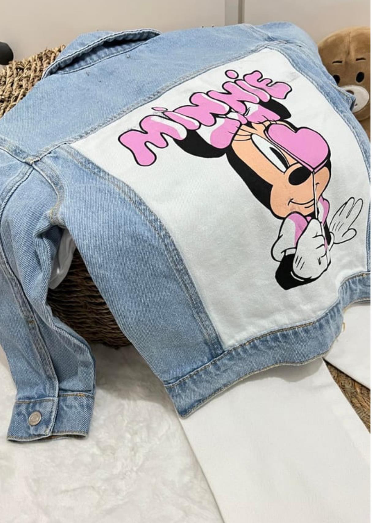 Mickey detay owersize ceket 