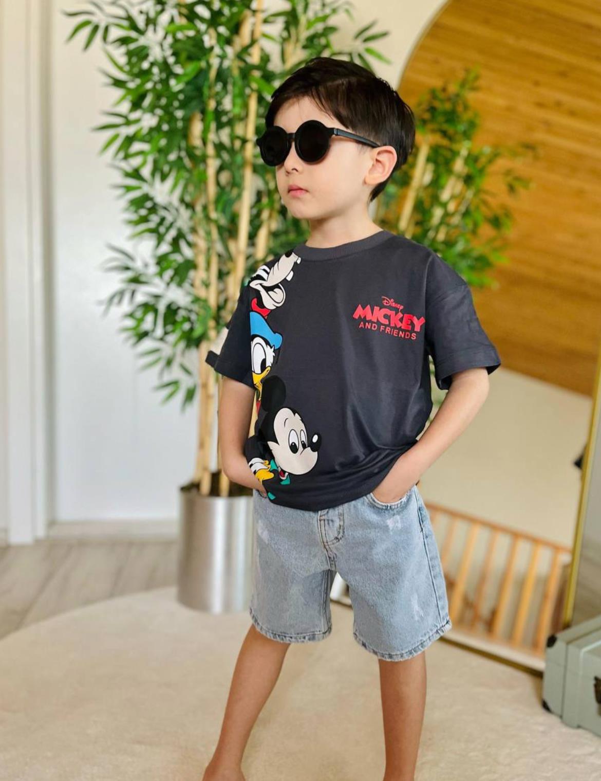 Mickey kot takım şort 