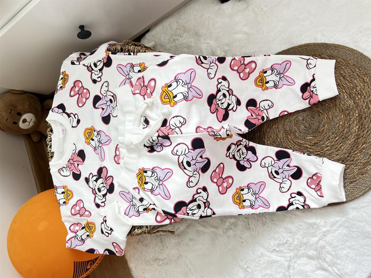 Minie kız takım pamuk 