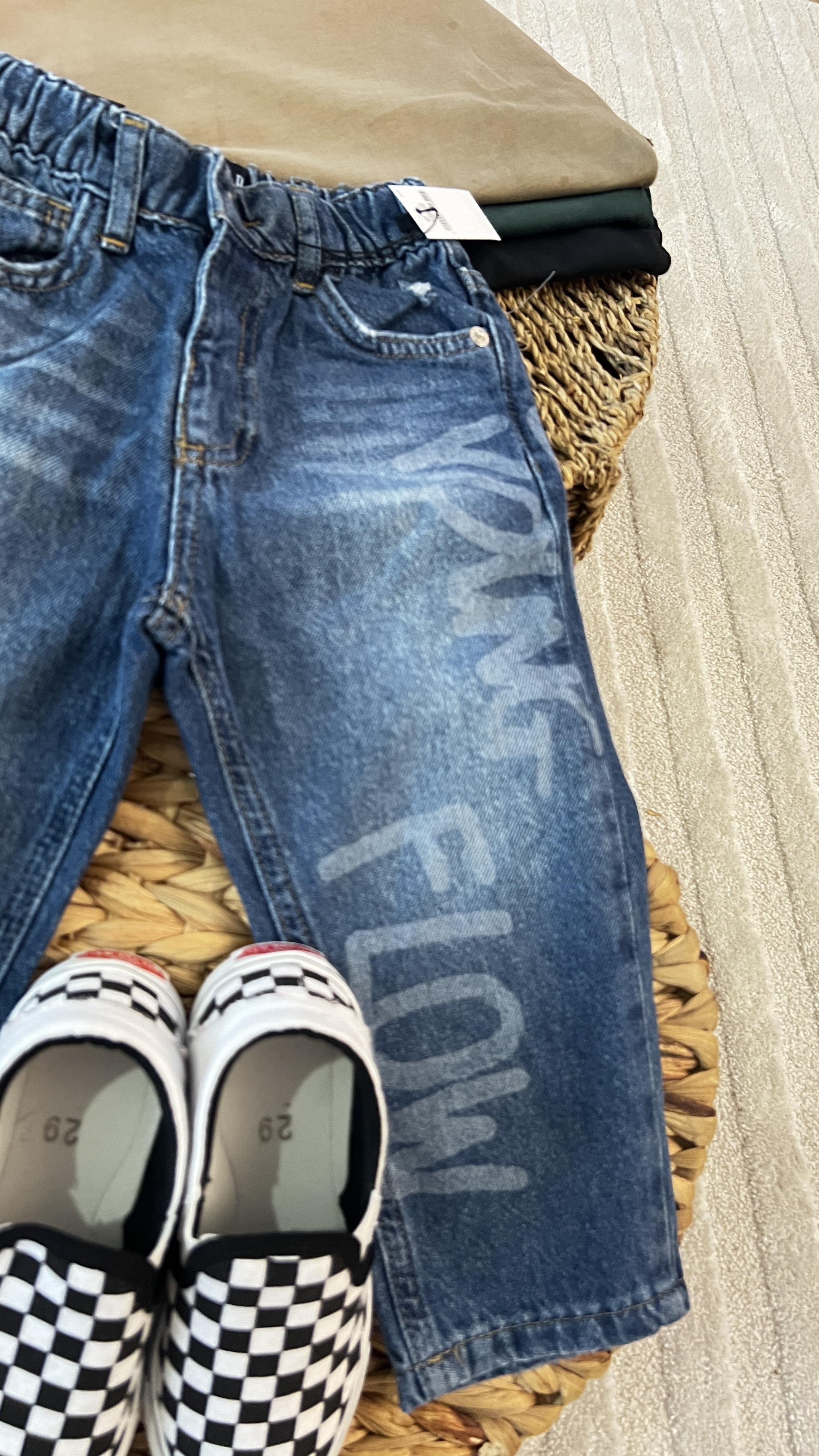Mom jean yazılı gap 