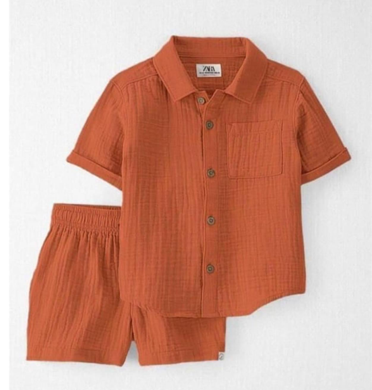 Müslin şort takım 