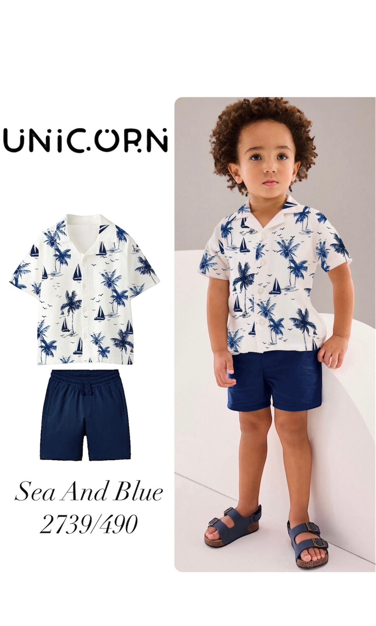 Palmiye gömlek ve kot şort 