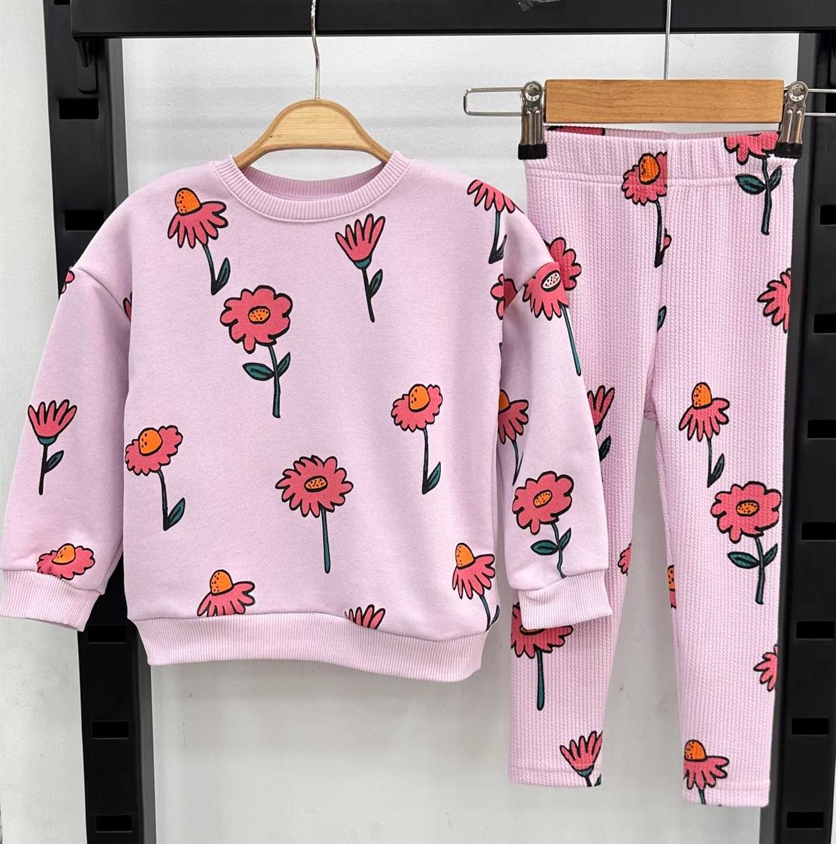 Pembe çiçek Takım 