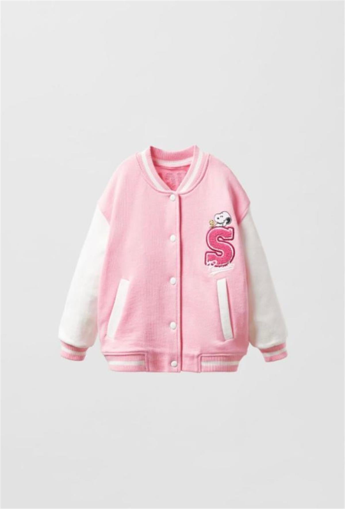 Pembe kolej ceket 
