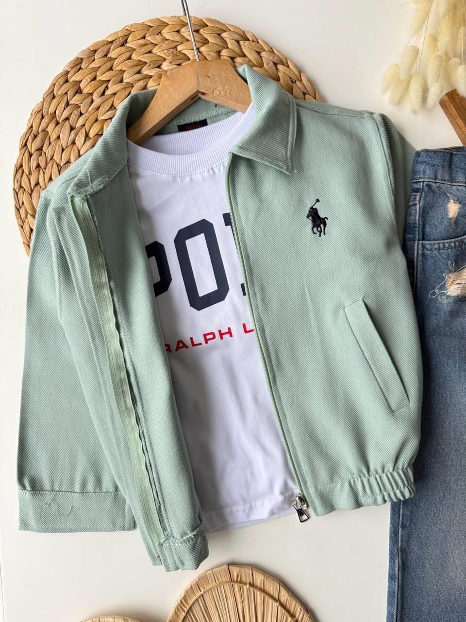 Polo 3 lü set takım yeşil