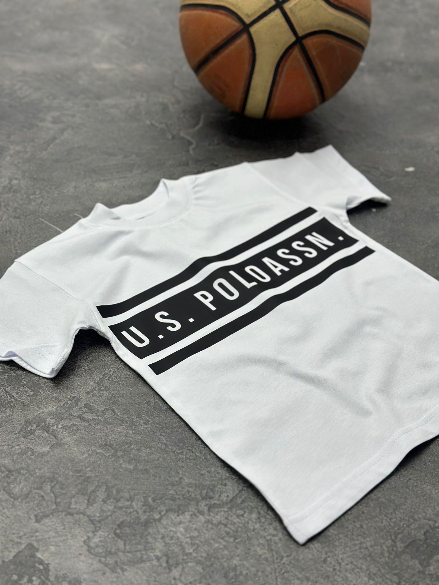 Polo Tsort siyah baskı 