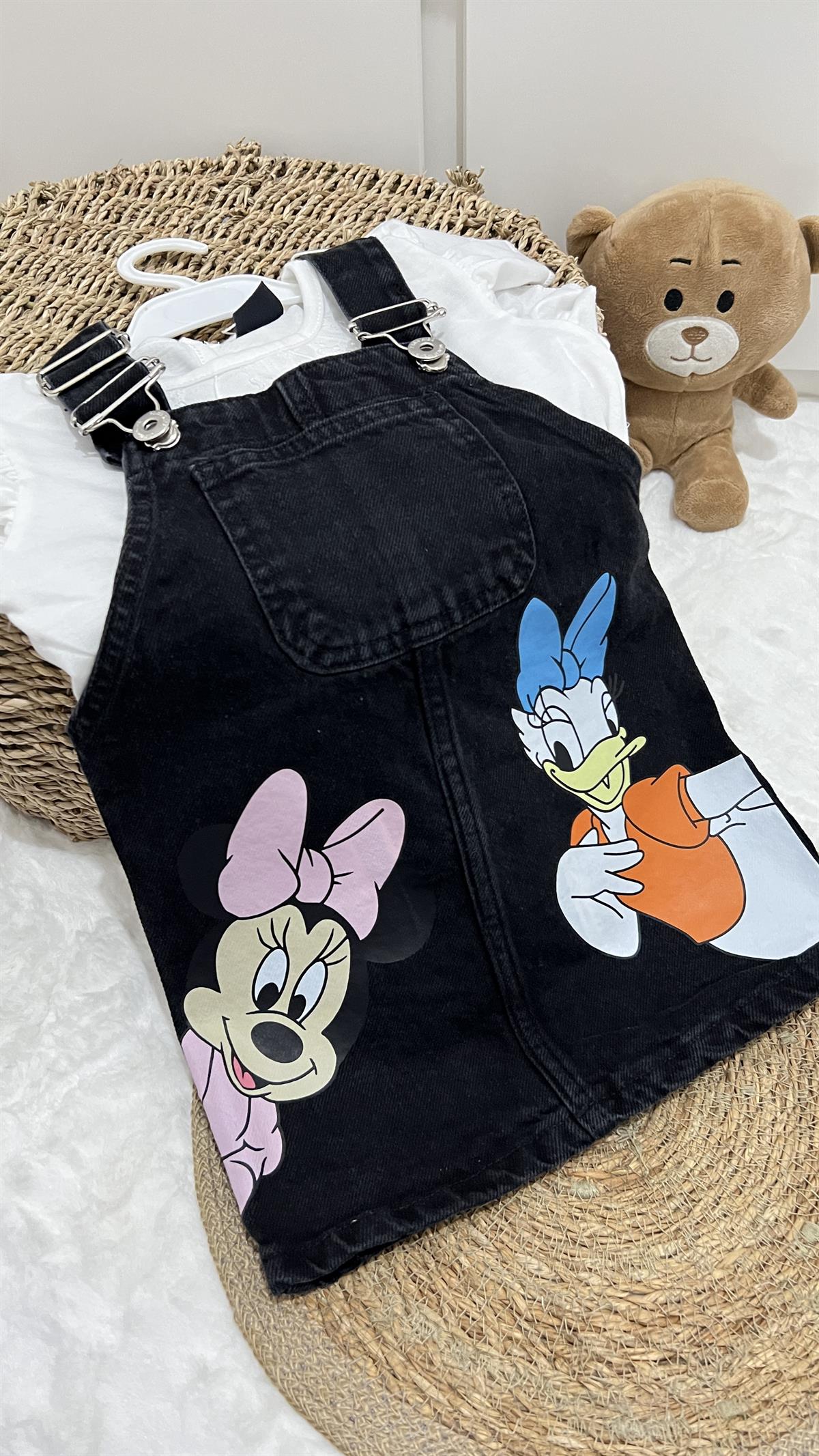 Salopet siyah elbise 