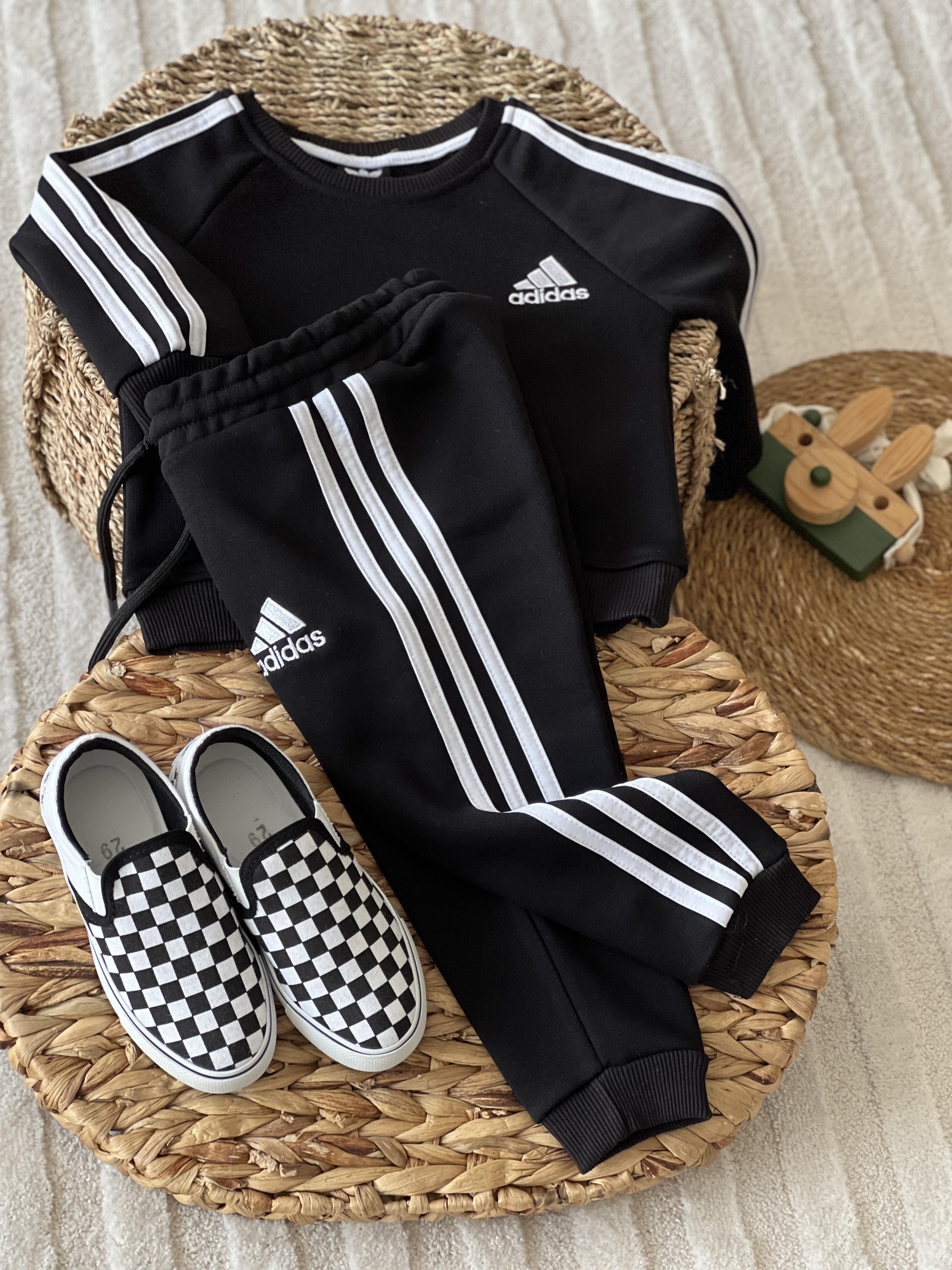 Siyah Adidas ünisex 