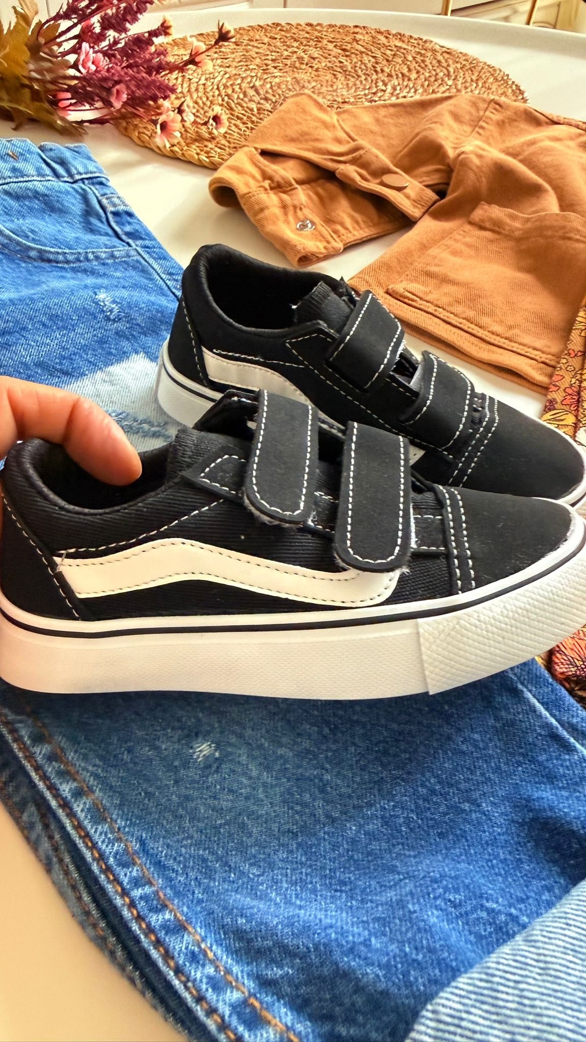 Siyah vans ayakkabı