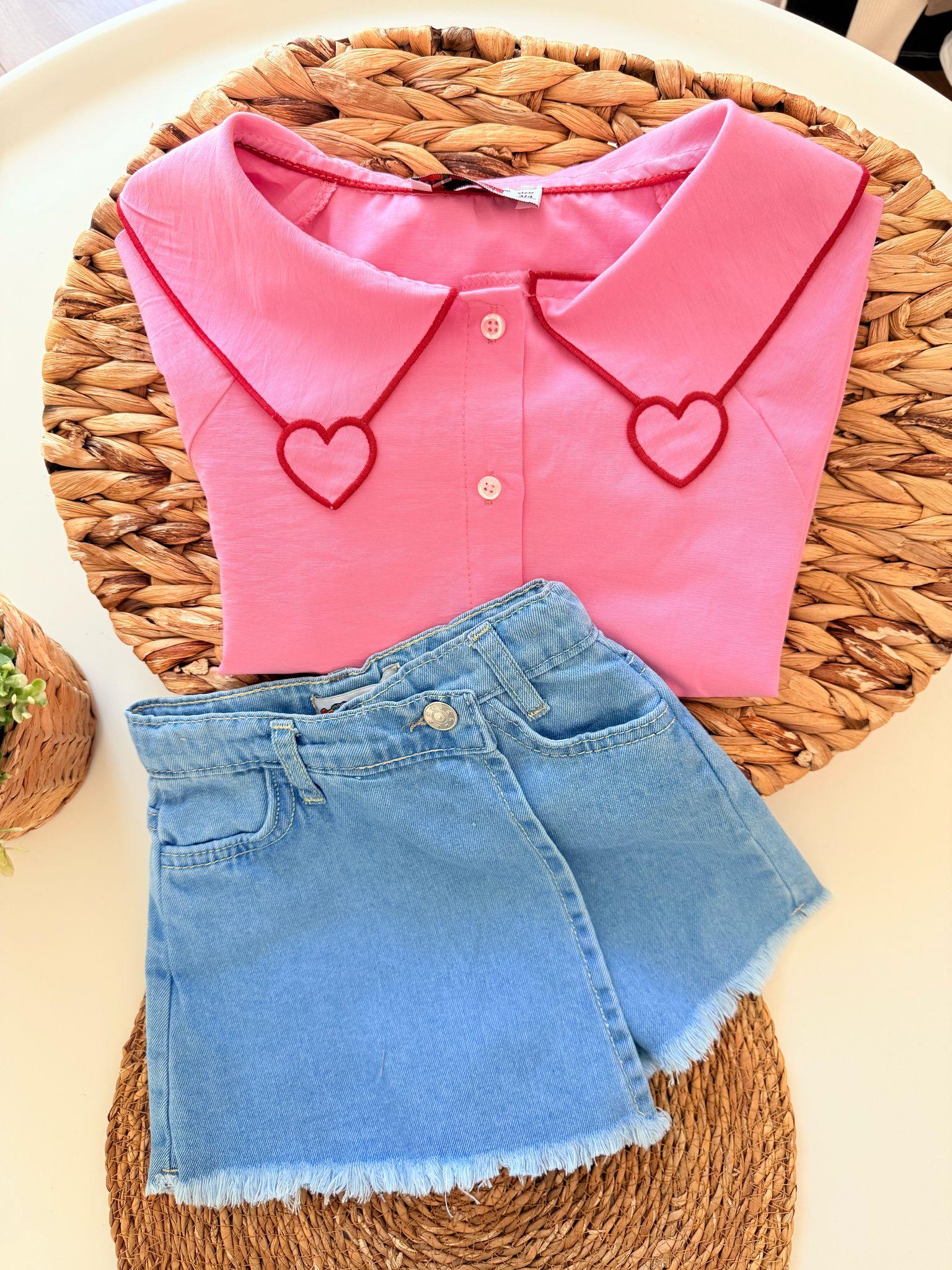 Şort etek gömlek takım 