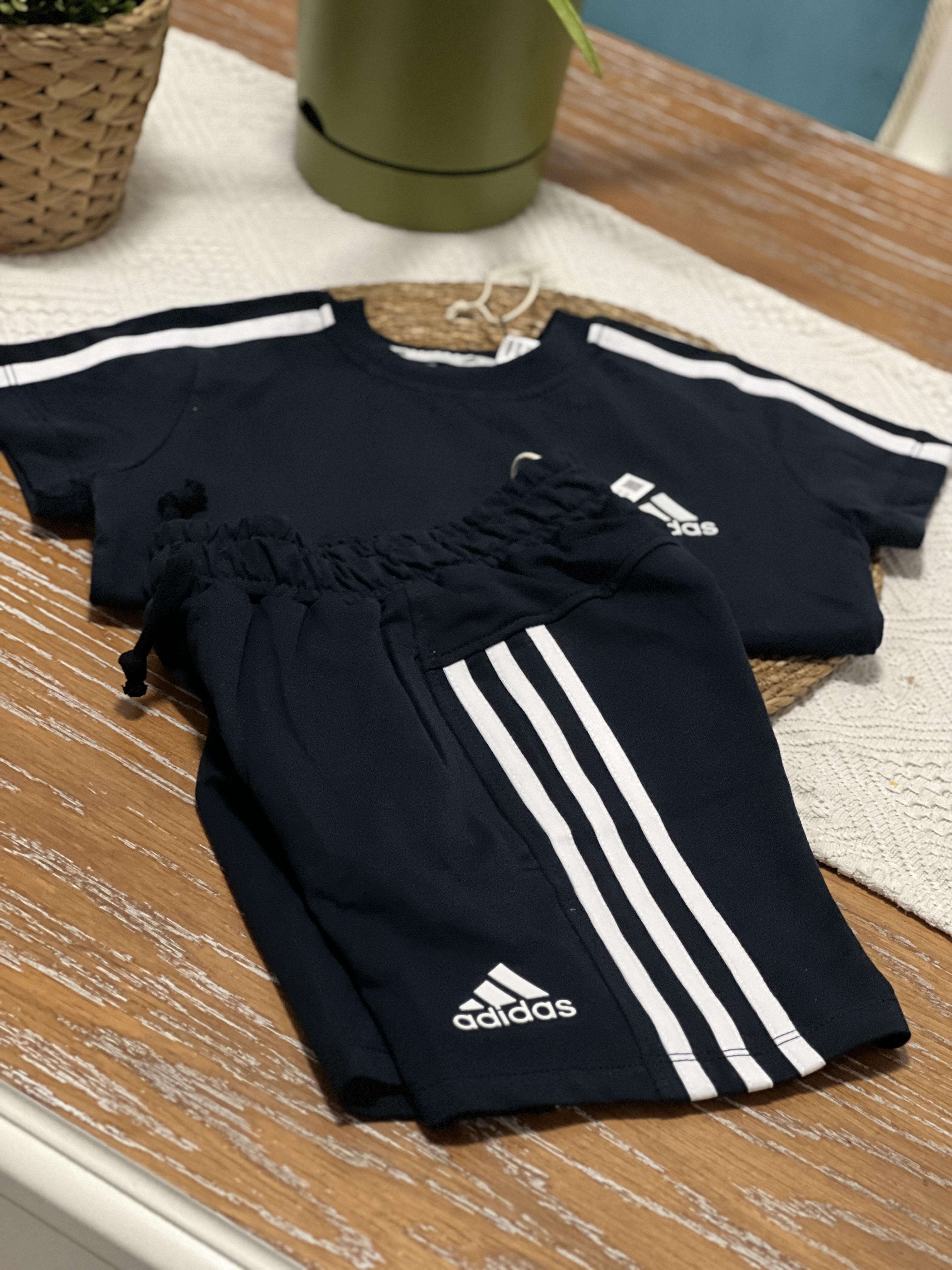 Şort takım lacivert Adidas 