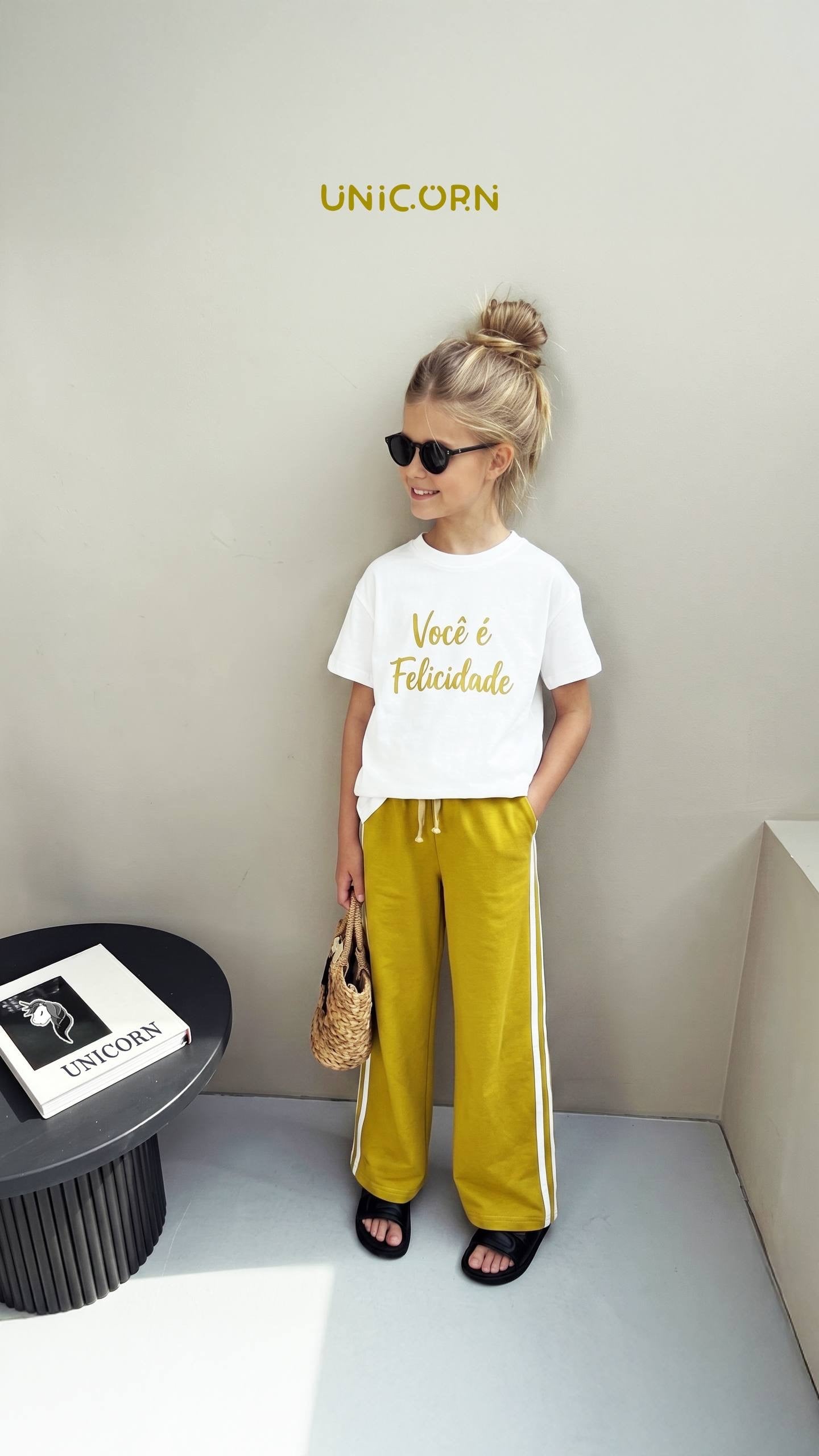 Unicorn kız çocuk eşofman takım