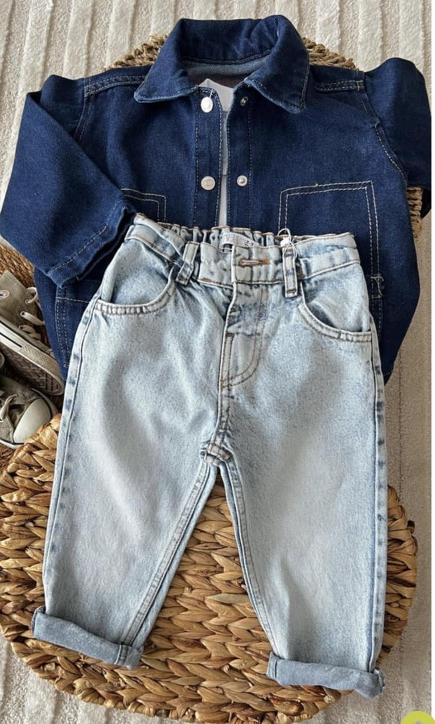 Ünisex düz jean 