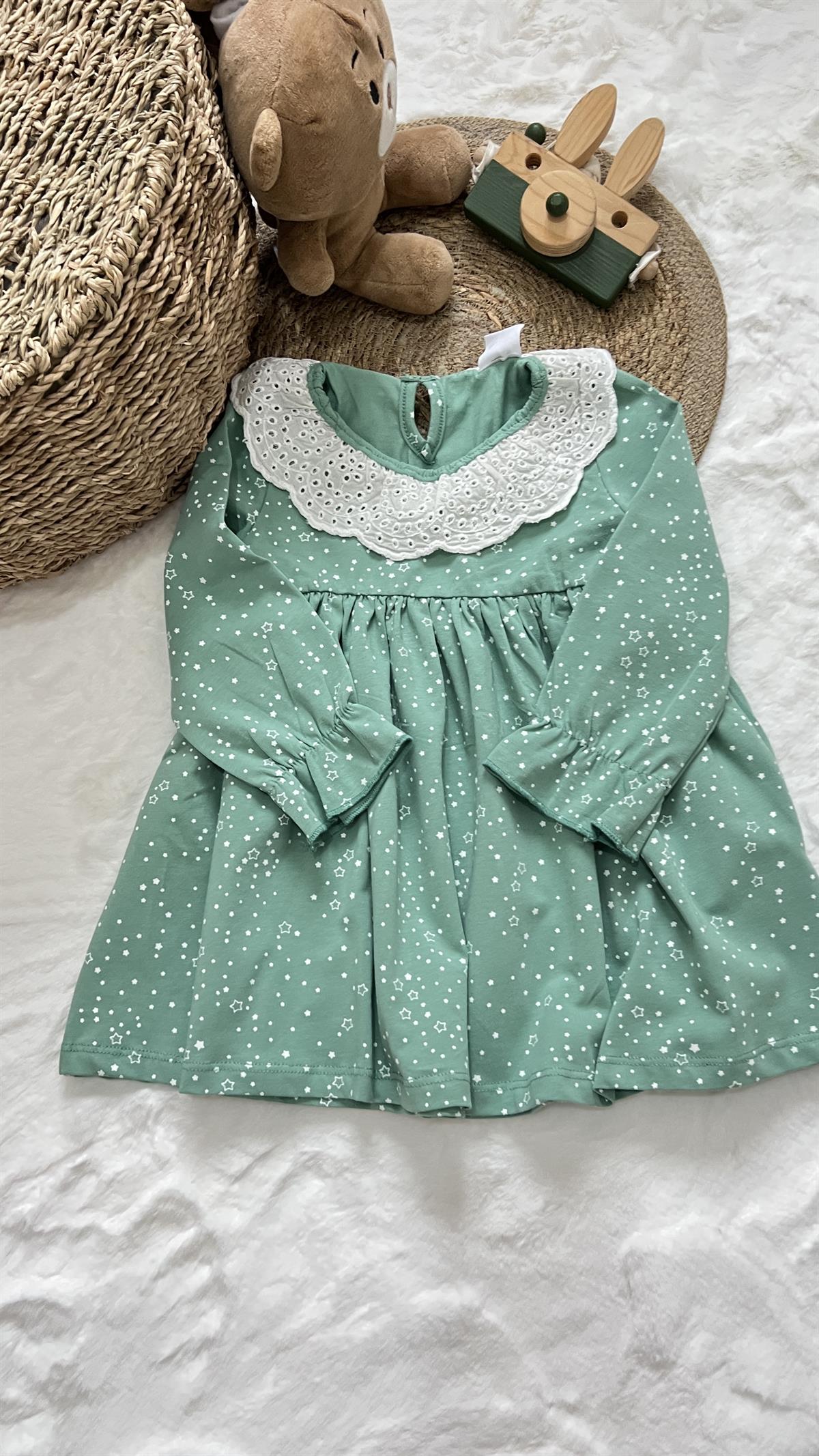 Yakalı mini elbise 
