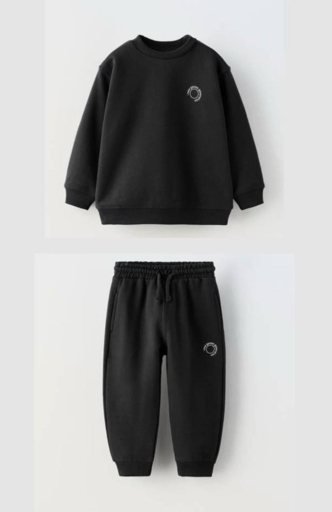 Yazılı takım siyah 