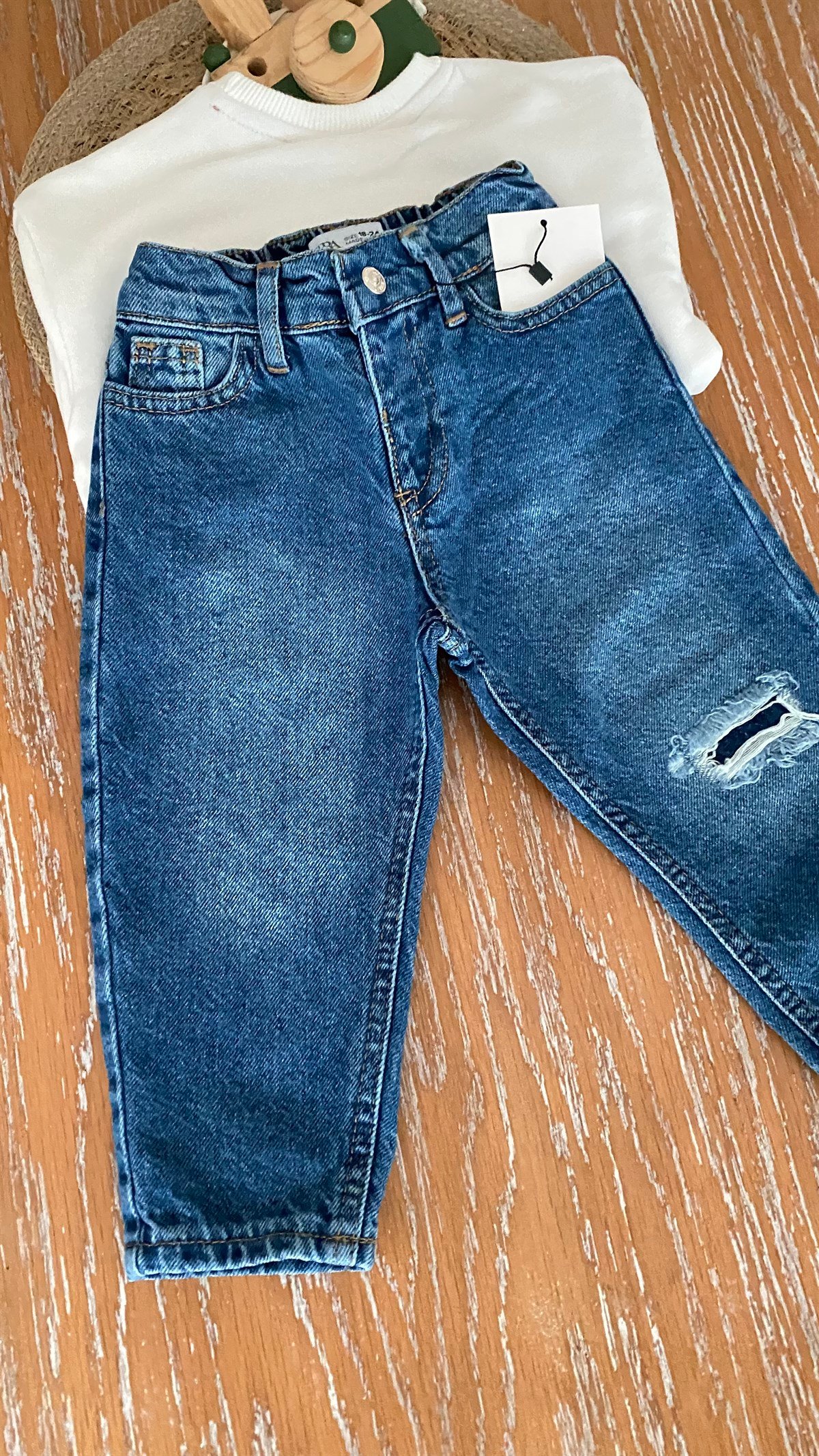 Yeni yamalı jean 