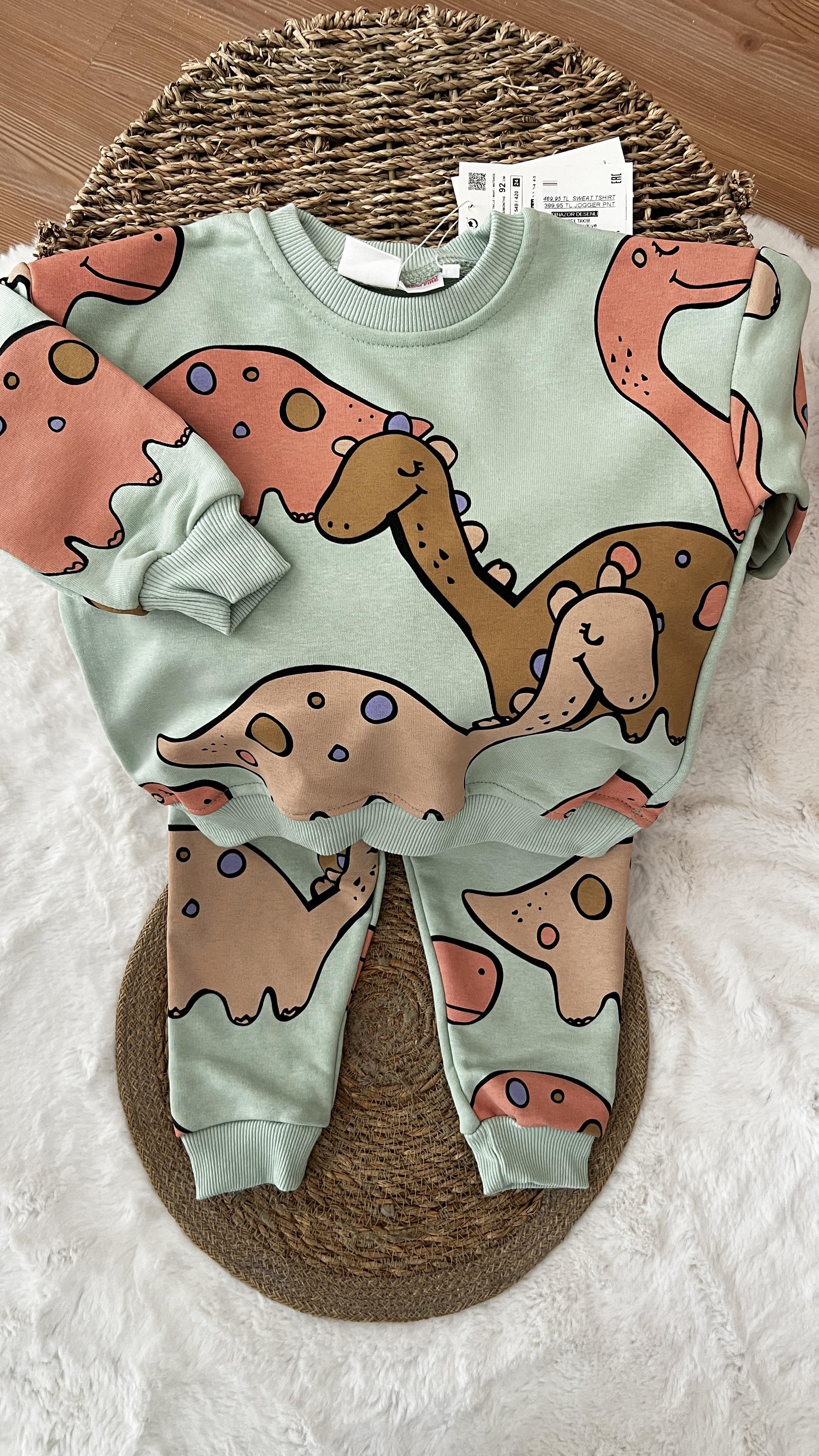 Yeşil takım baskılı 