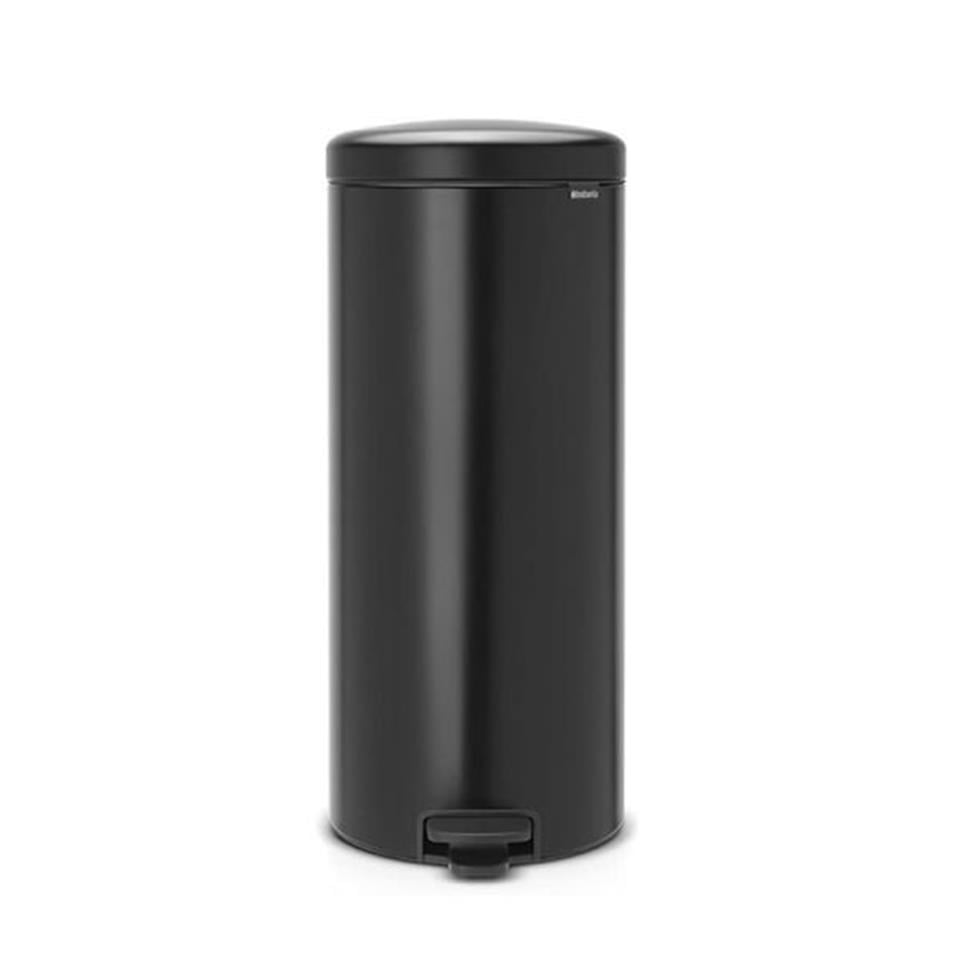 Brabantia Newicon Matt Black Pedallı Çöp Kutusu 30L