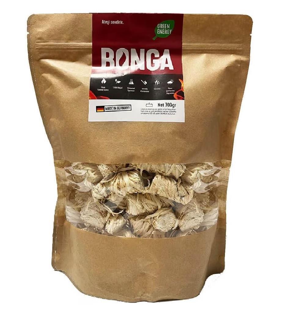 Bonga Odun Yünü Ateş Tutuşturucu 50 adet / 700 gr
