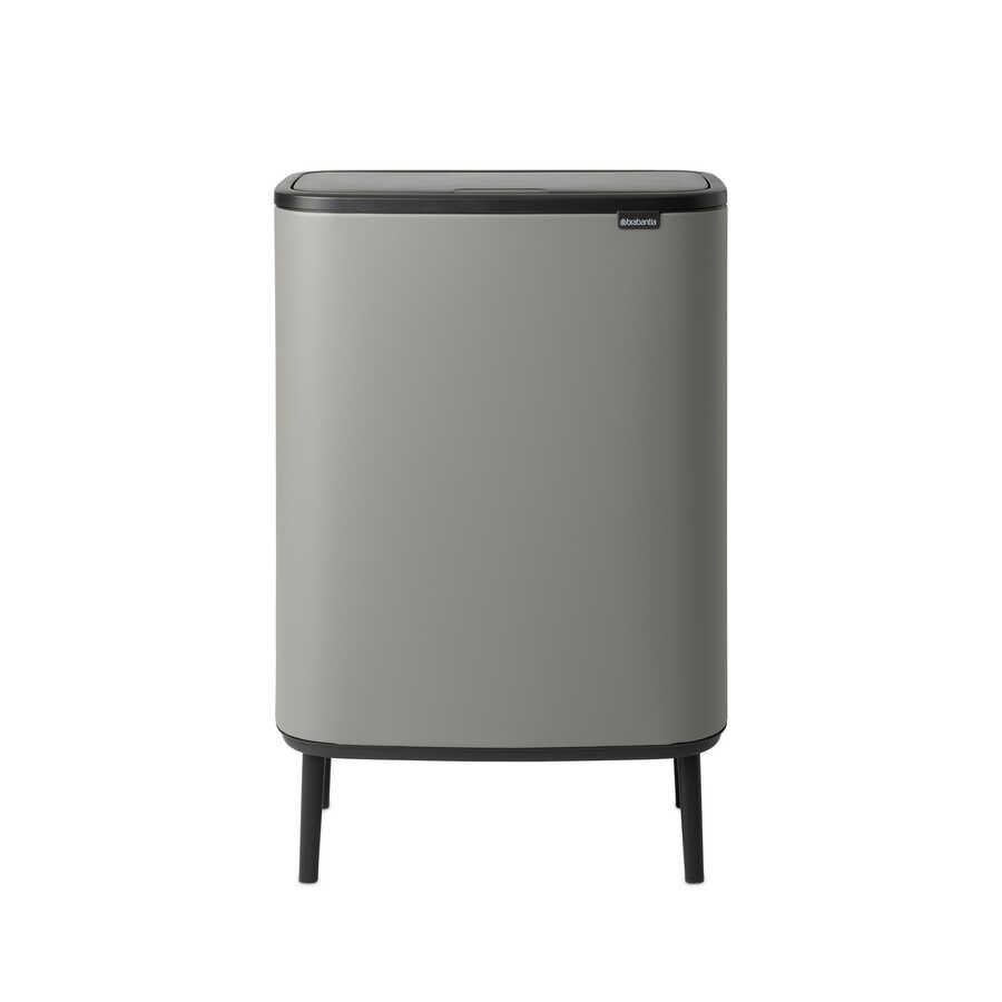Brabantia Bo Mıneral Concrete Grey Dokunmatik Çöp Kutusu 60L ( Plastik İç Kovalı )