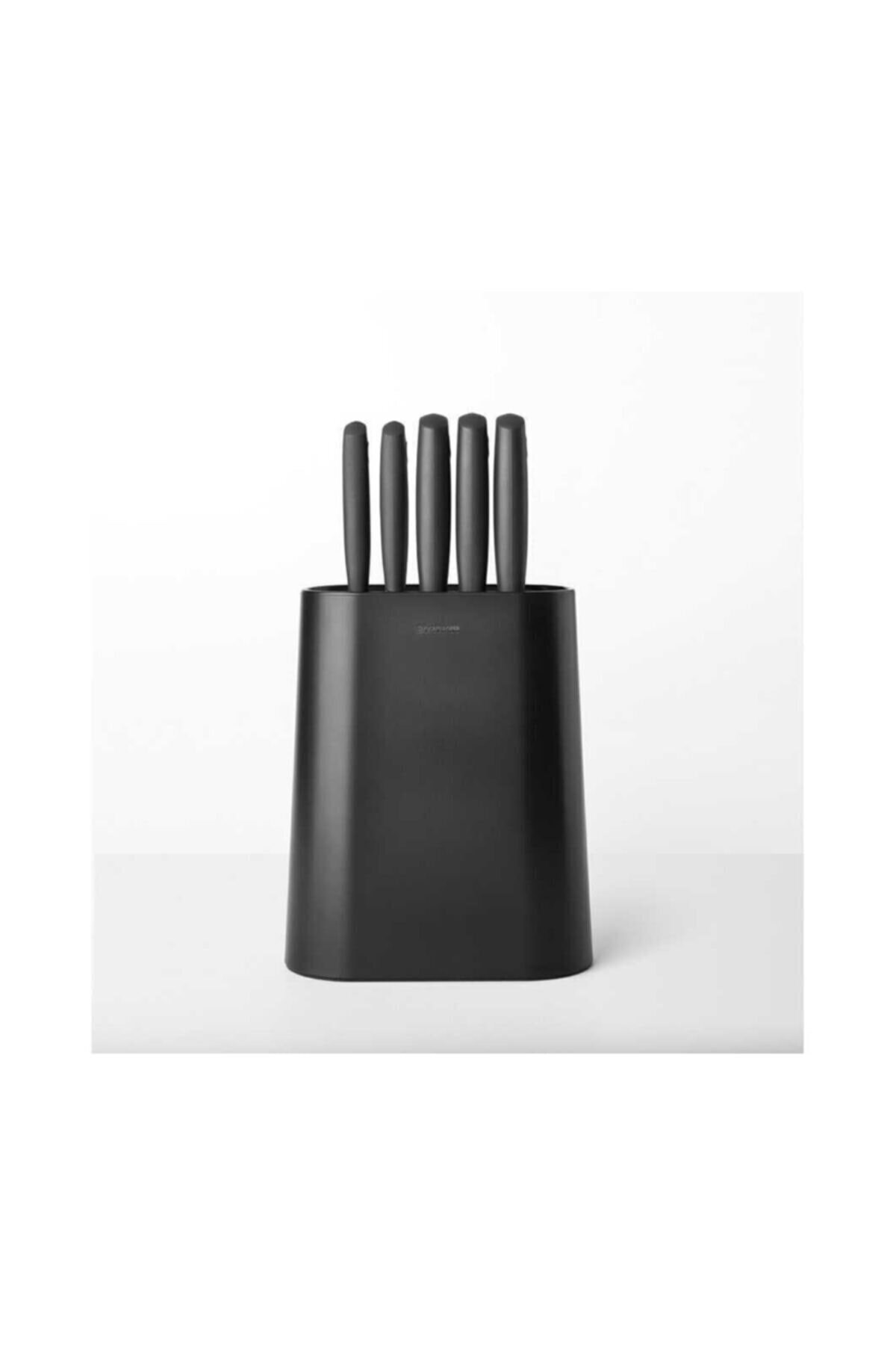 Brabantia Tasty + Dark Grey Bıçak Seti ve Bloğu