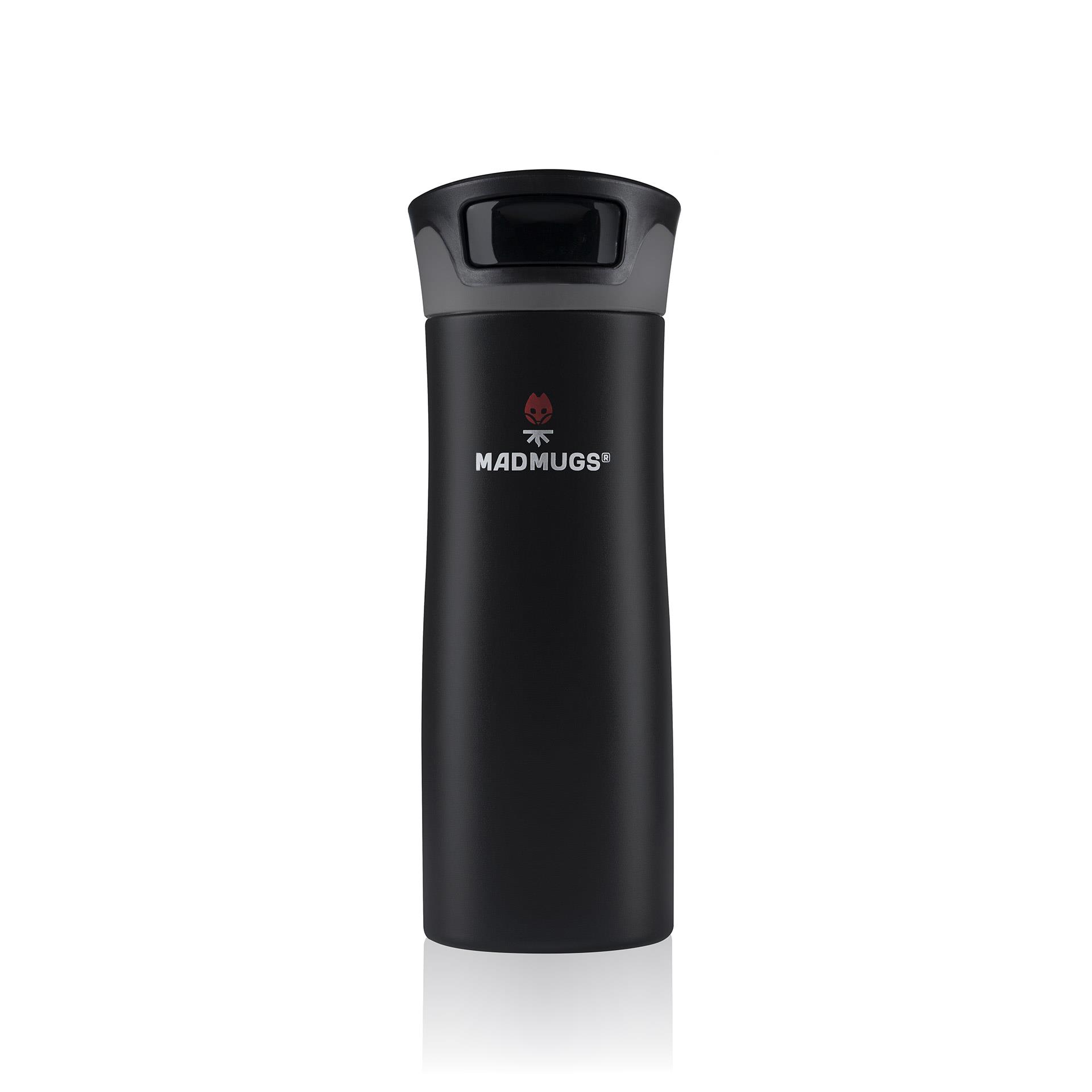 Madmugs Travel Mug Termos Bardak 0.47 lt Black