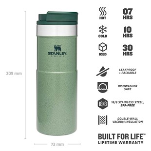 Stanley Klasik Neverleak Termos Bardak 0.47 LT H.Green