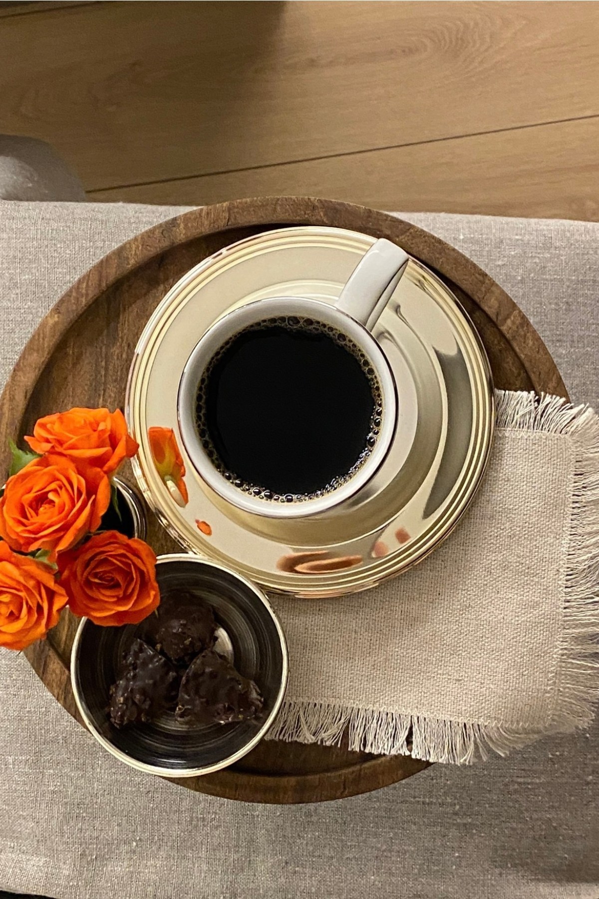 Fika 4'lü Kokteyl Peçete Seti 